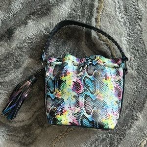 Aldo Dororyth Bucket Bag - snakeskin pattern purse